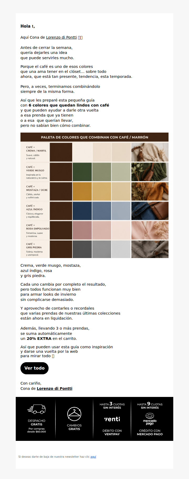 6 colores para combinar el café 🤎