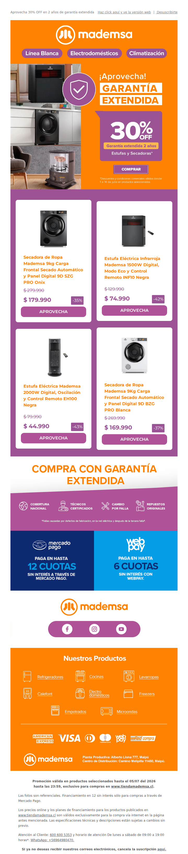 🛡️ Protege tu calefacción y secadora por más tiempo