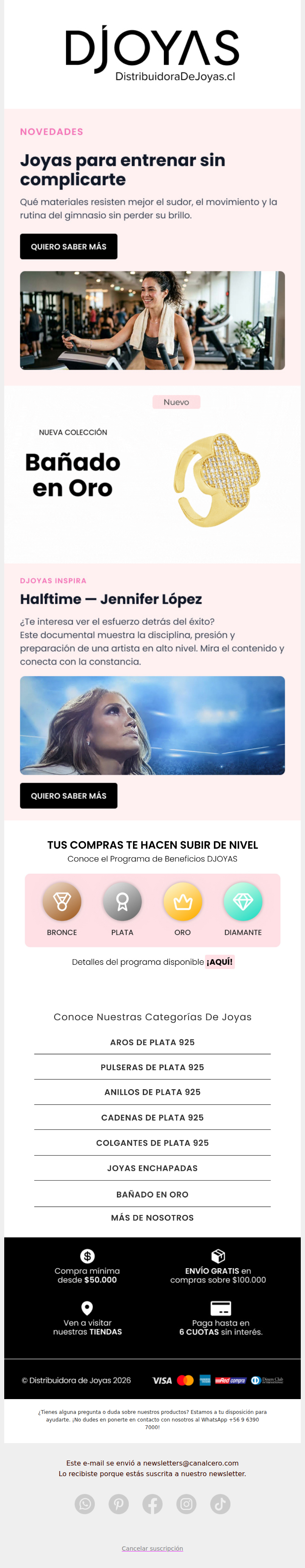 ¿Tus joyas sobreviven al gimnasio?