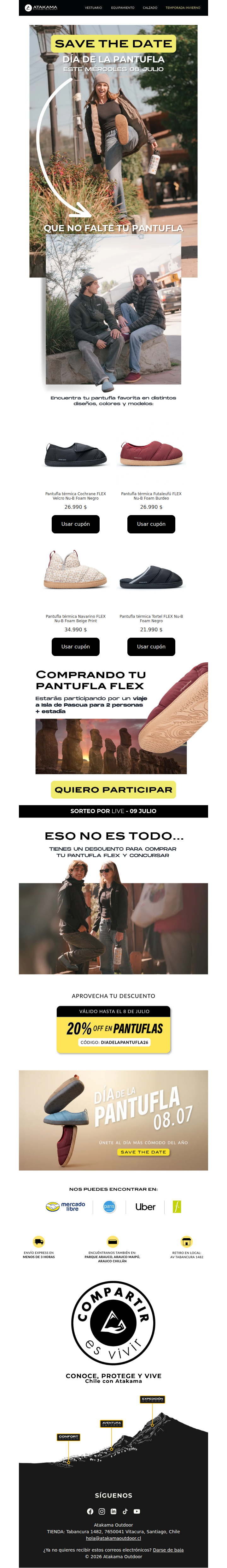 ¿Te sumas al día de la pantufla?