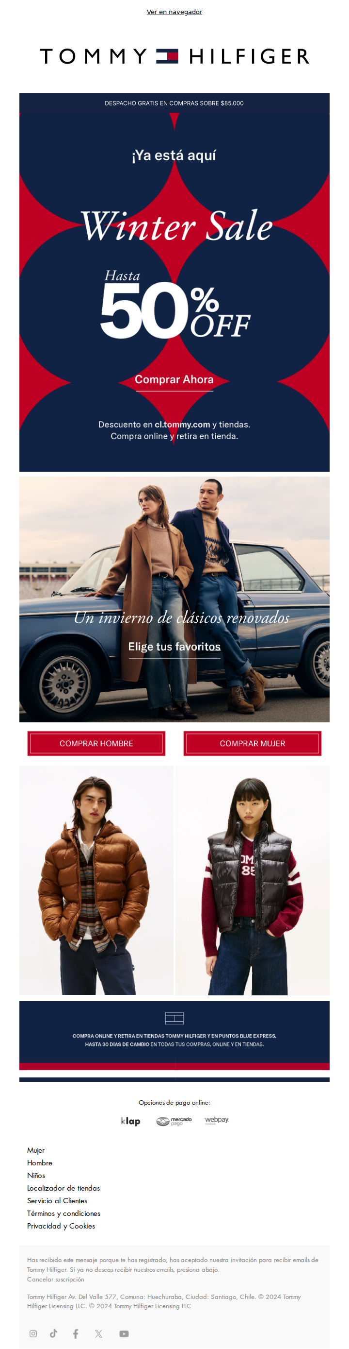 ❄️ Winter Sale ya está aquí | Hasta 50% OFF