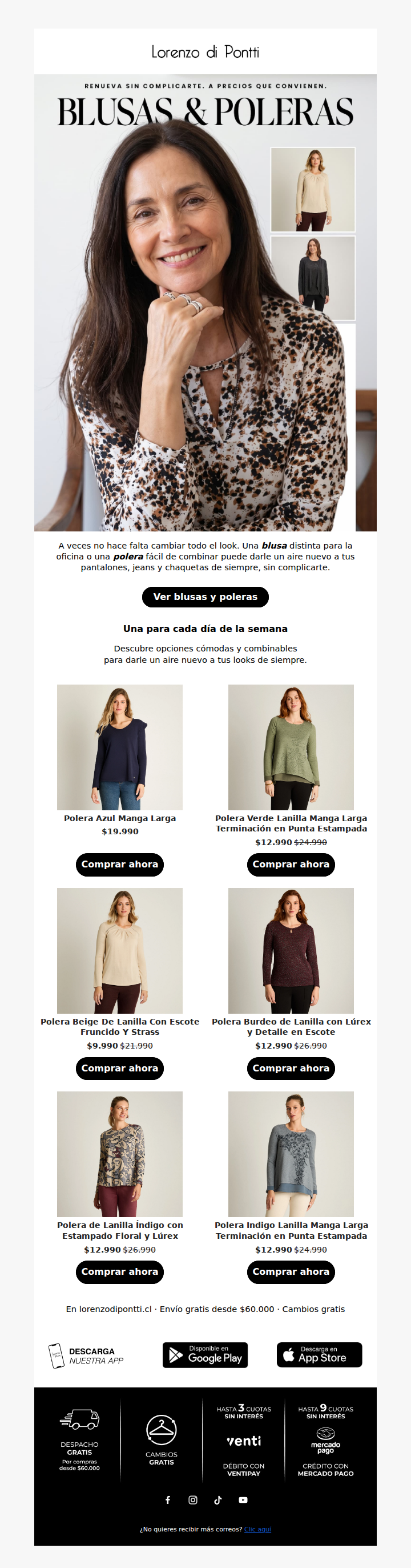 Precios bajos para renovar tus looks ✨