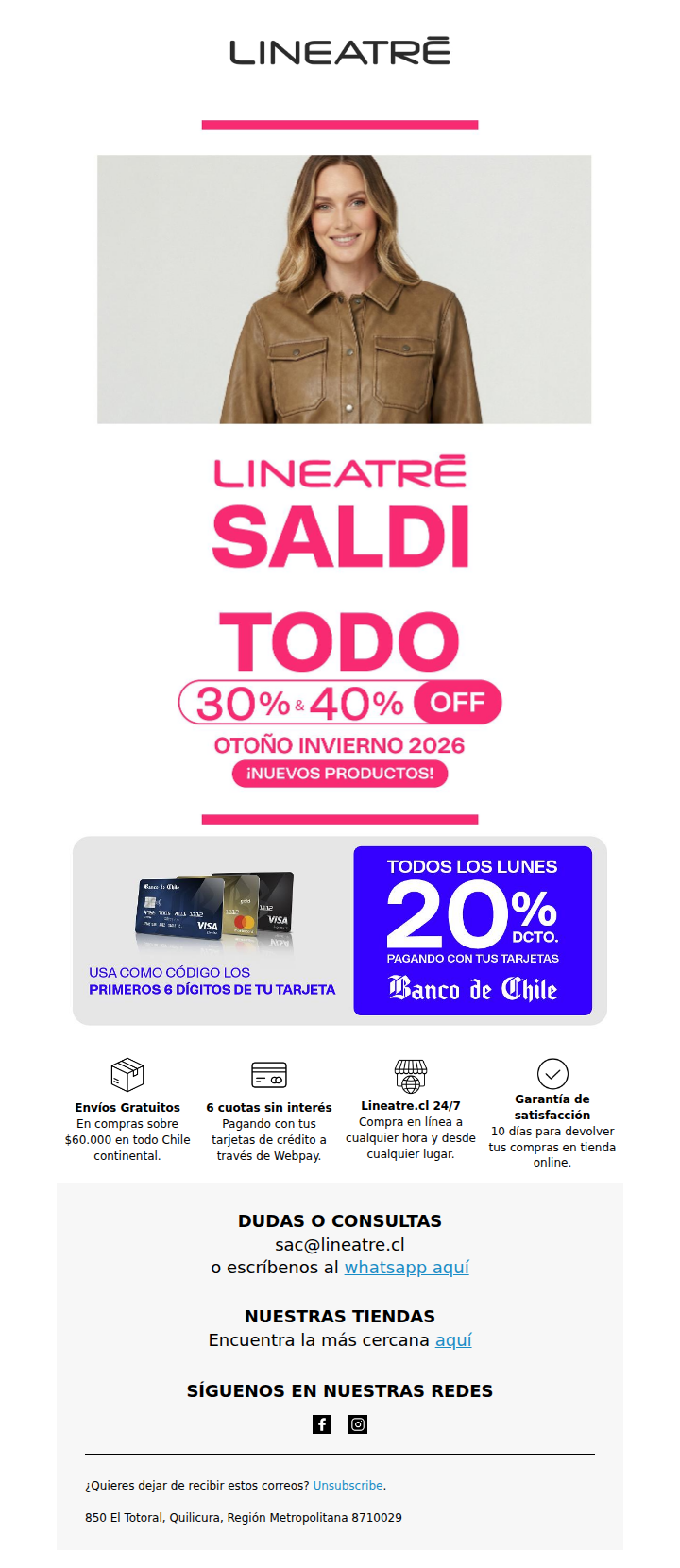 SALDI - 30 Y 40% DE DESCUENTO 🇮🇹