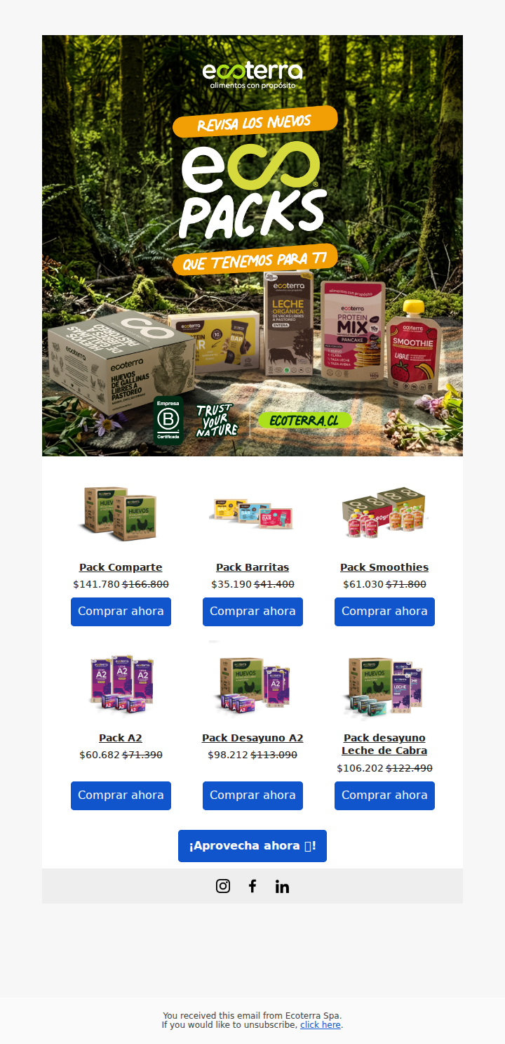 Compra inteligente, ahorra en cada pedido 🛒