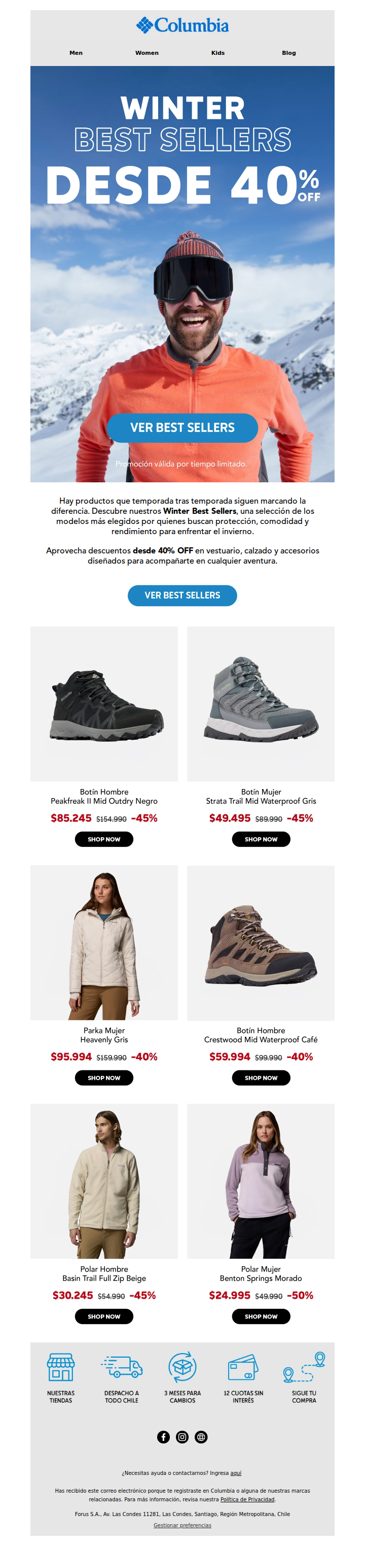 ⭐ Los favoritos del invierno desde 40% OFF