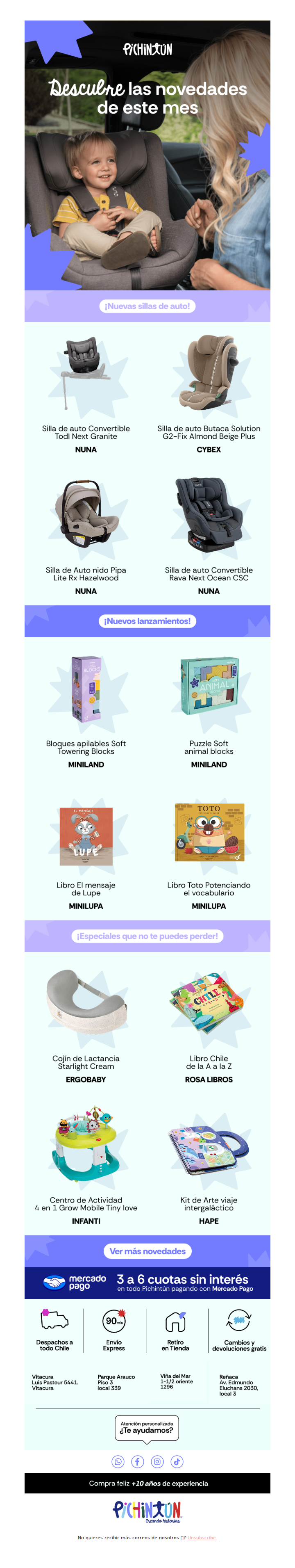 Llegaron nuevas cositas para tu peque 💜