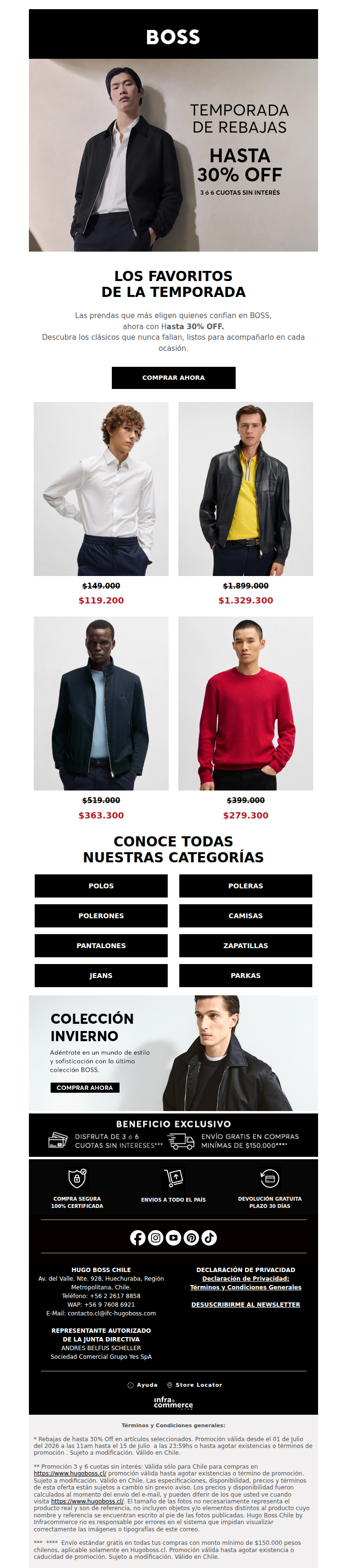 Renueve su estilo con Hasta 30% OFF | Temporada de Rebajas