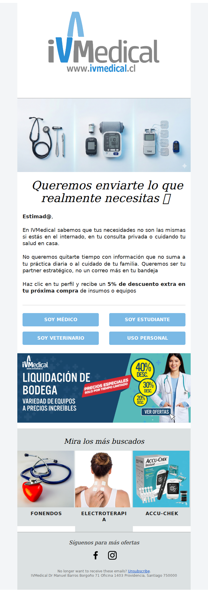 ¡Te regalamos un 5% de descuento extra!