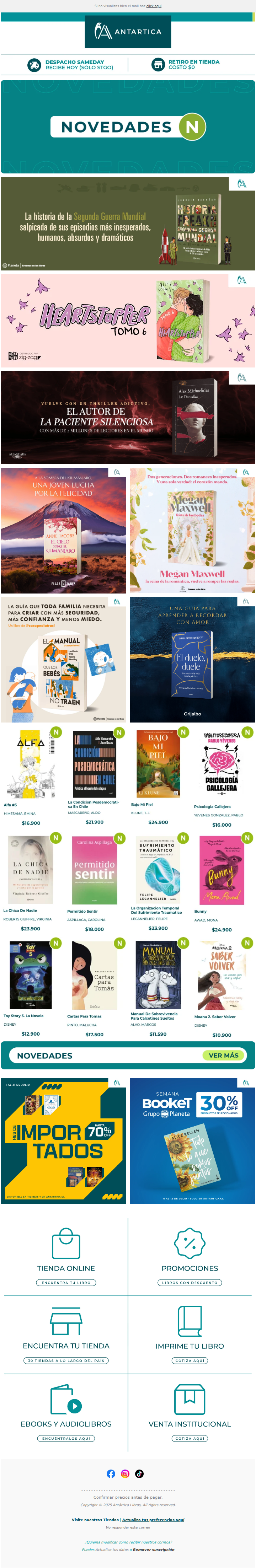 ¡, mira las novedades imperdibles de julio! 👀✨