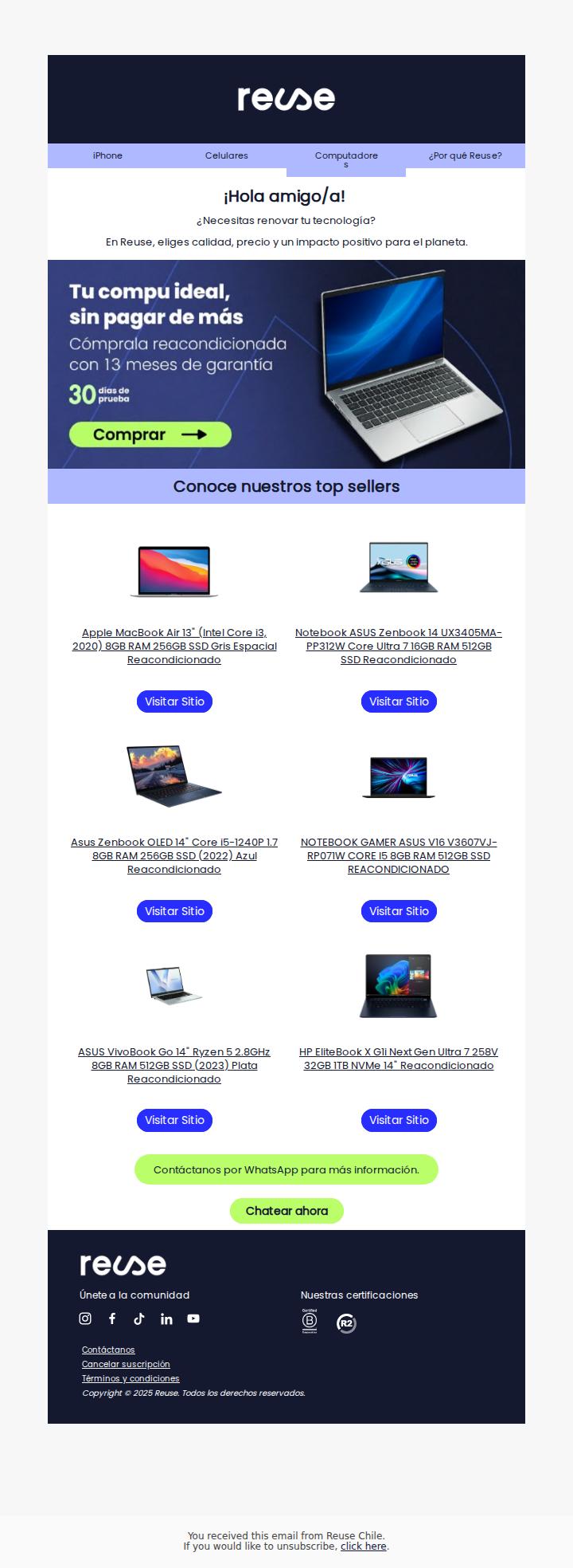 Computadores a tu alcance, no esperes más