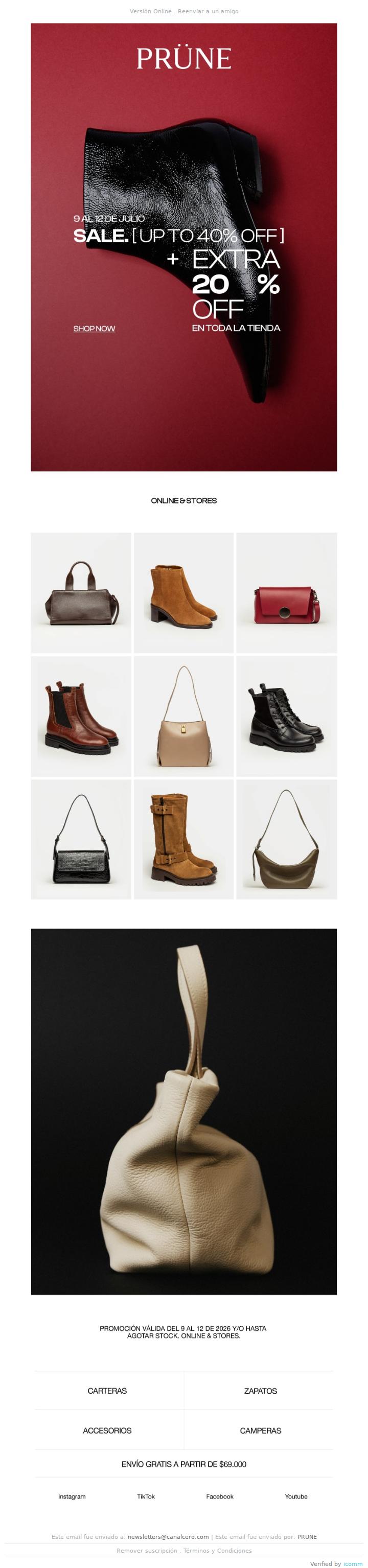 Sale hasta 40%Off + 20% EXTRA🔥 