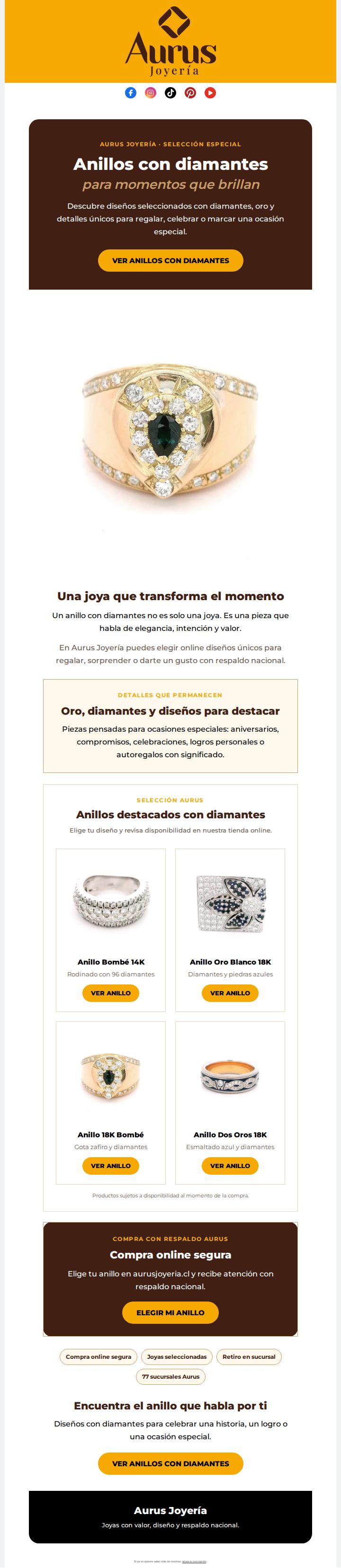 Anillos Con Diamantes Para Momentos Que Brillan💍