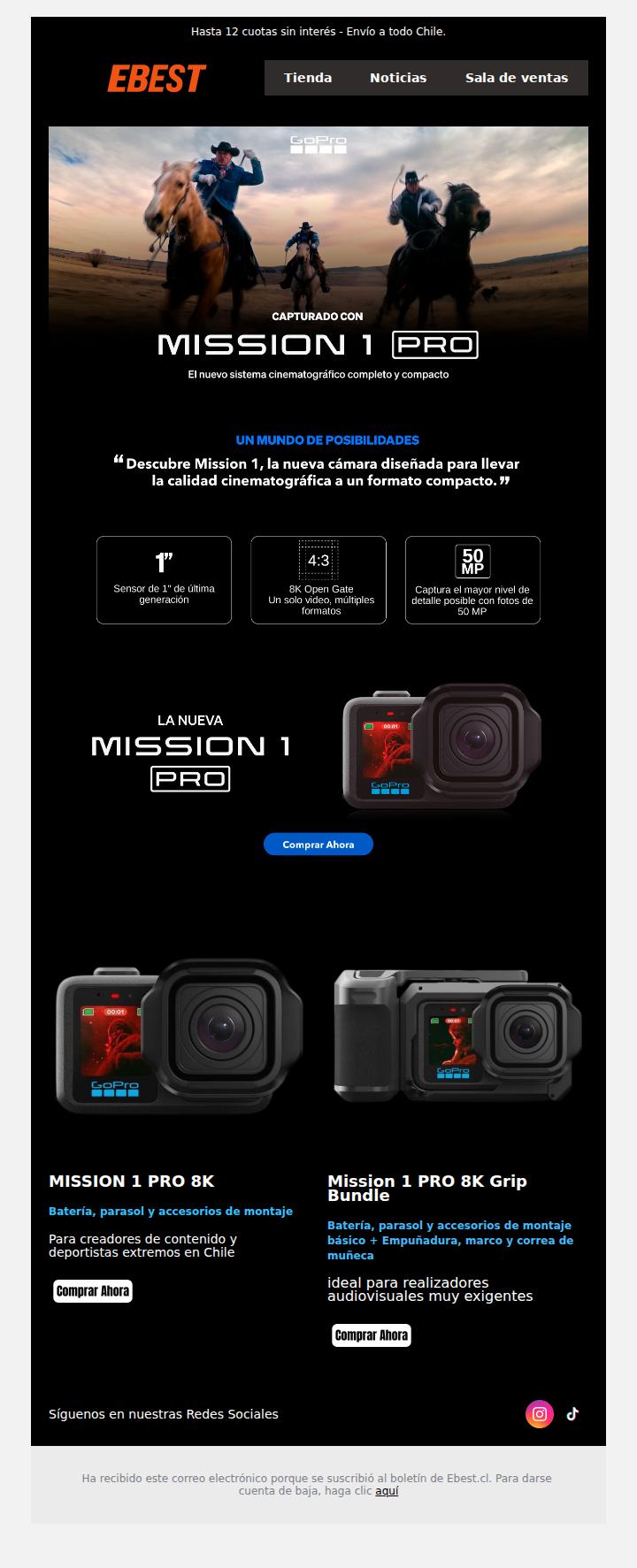 Nueva Gopro Mission 1 Pro - El cine ahora en tus manos
