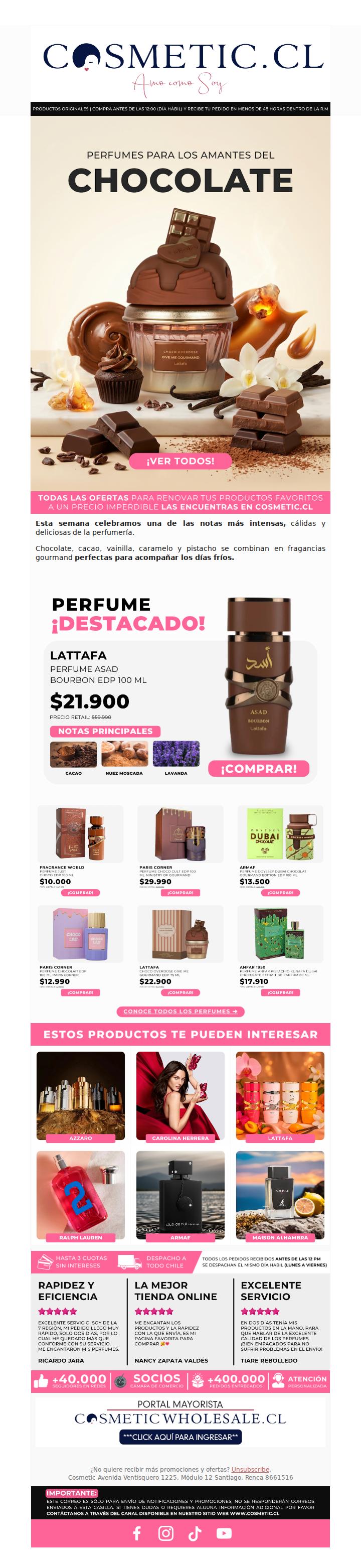 Si eres amante del Chocolate 🍫... ¡Abre este correo! ✨