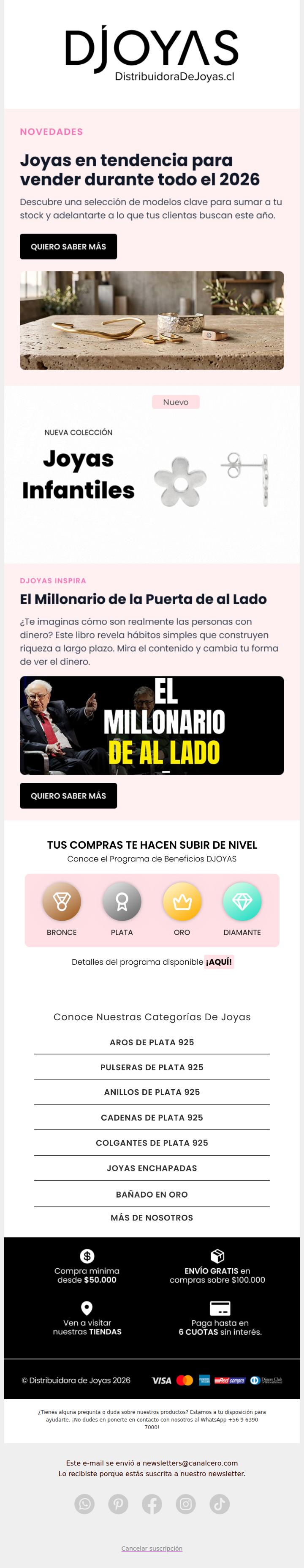 Joyas tendencia para este 2026