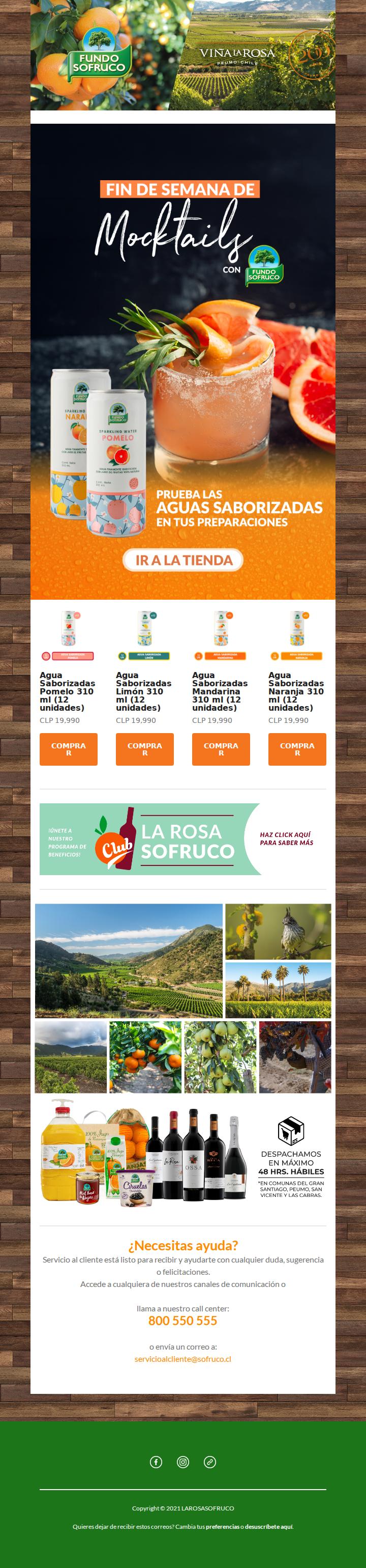 ¡Descubre las Aguas Saborizadas Fundo Sofruco! 👀