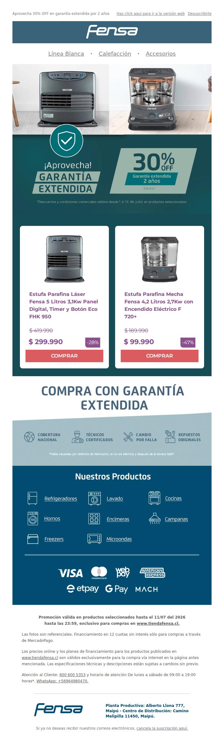 🏠 Cuida tu estufa Fensa desde hoy