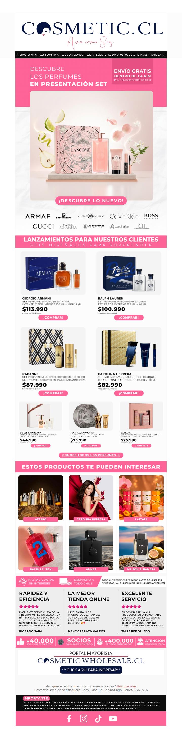 Nuevos estuches de perfumes llegaron a Cosmetic 🎁
