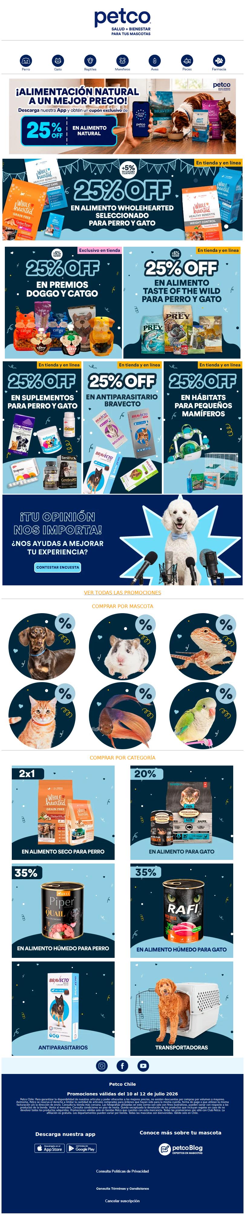 🛍 ¡Wholehearted, Bravecto, Catgo, Sunipet y más! 🐶🐱