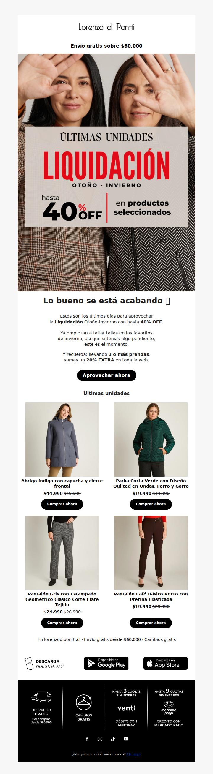 Último llamado: quedan pocas 🔥