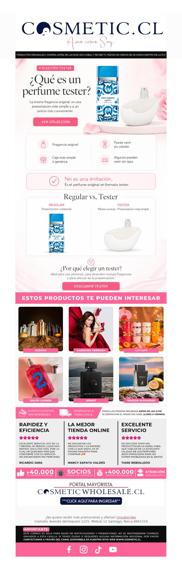 ¿Qué es un perfume tester? Te lo explicamos ❤️