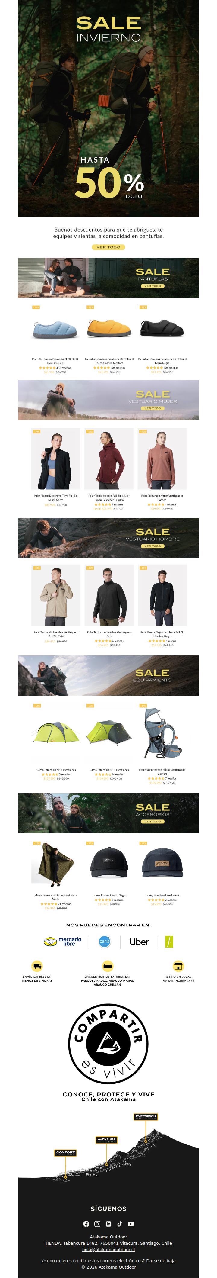 ¡Ya comenzó SALE INVIERNO! ⛄