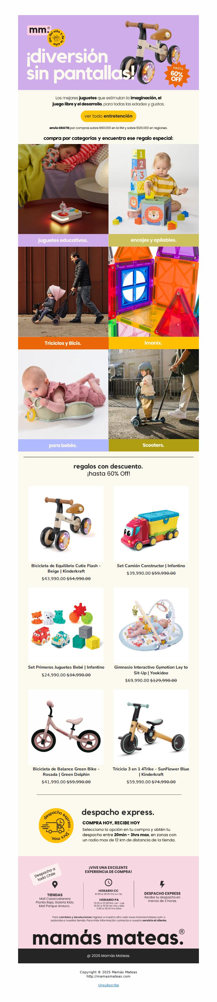 Día del niño ¡regalos x categorías! 🎁