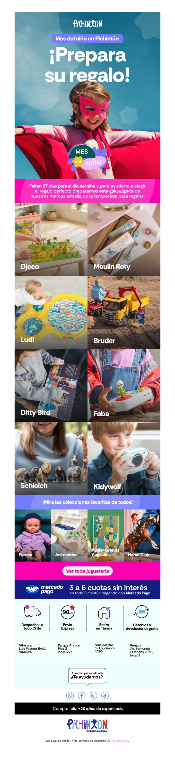 🧸💙 Regalo soñado: adelántate al Día del Niño