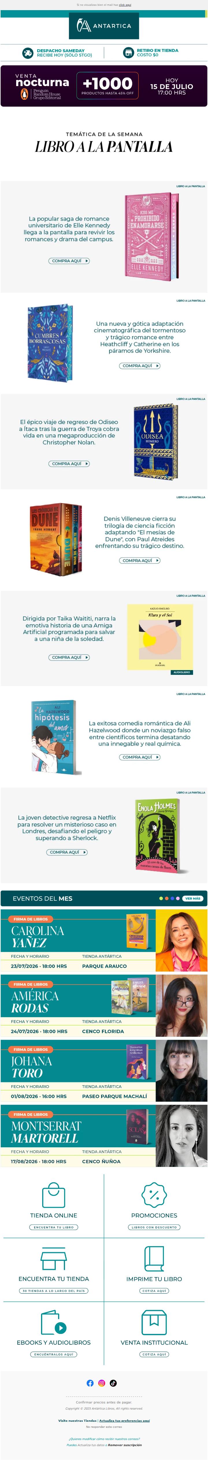 Del libro a la pantalla: ¡Prepárate para los estrenos! 🎬