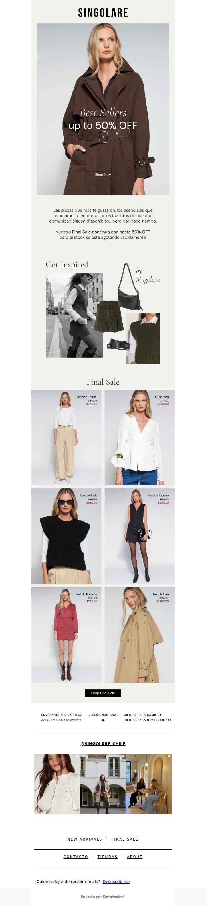 Hasta 50% OFF: Tus favoritos están por agotarse
