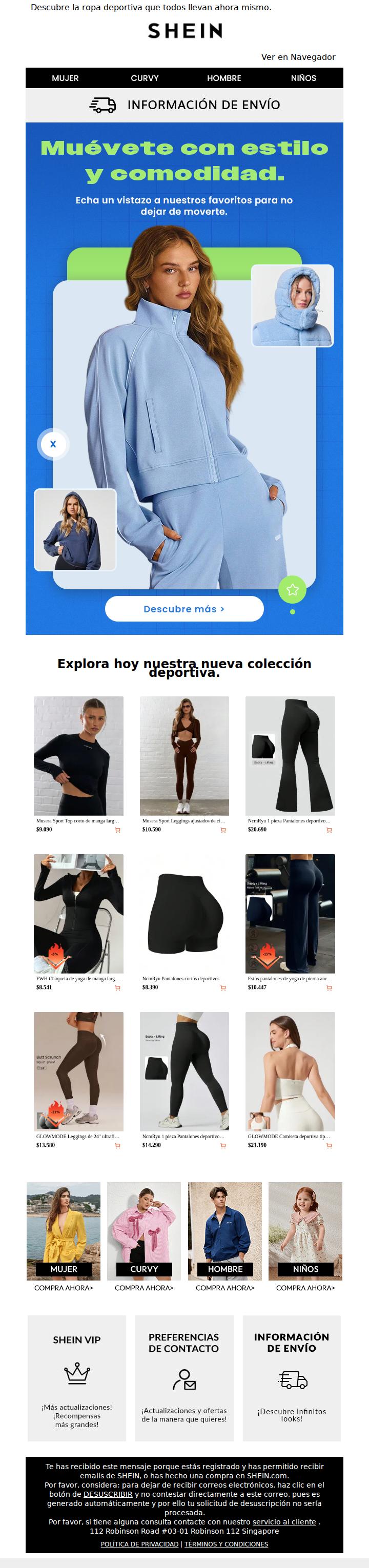 La nueva colección deportiva ya está aquí.