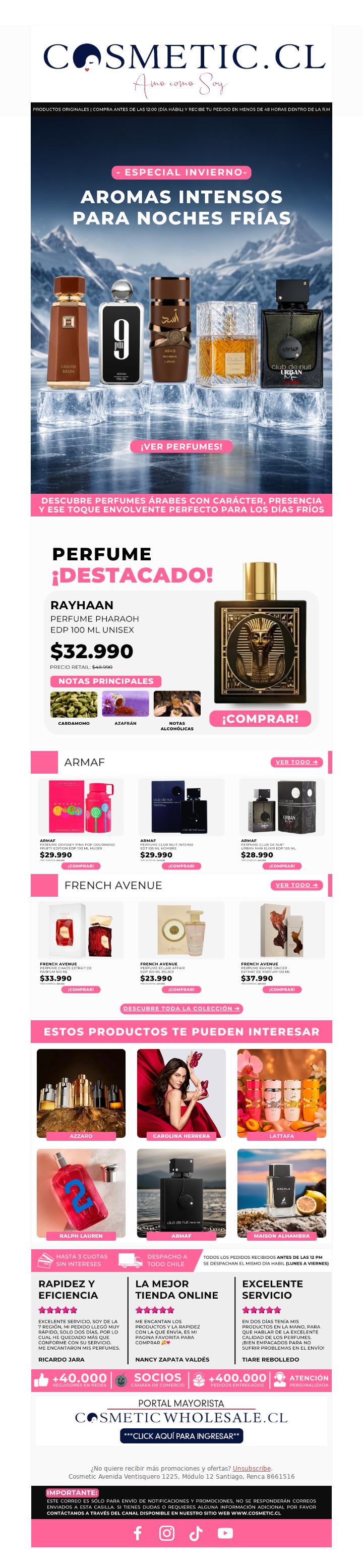 Tus perfumes árabes favoritos para este invierno ❄️