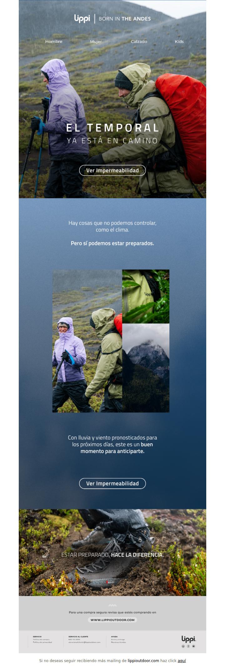 ¡Prepárate para las lluvias!