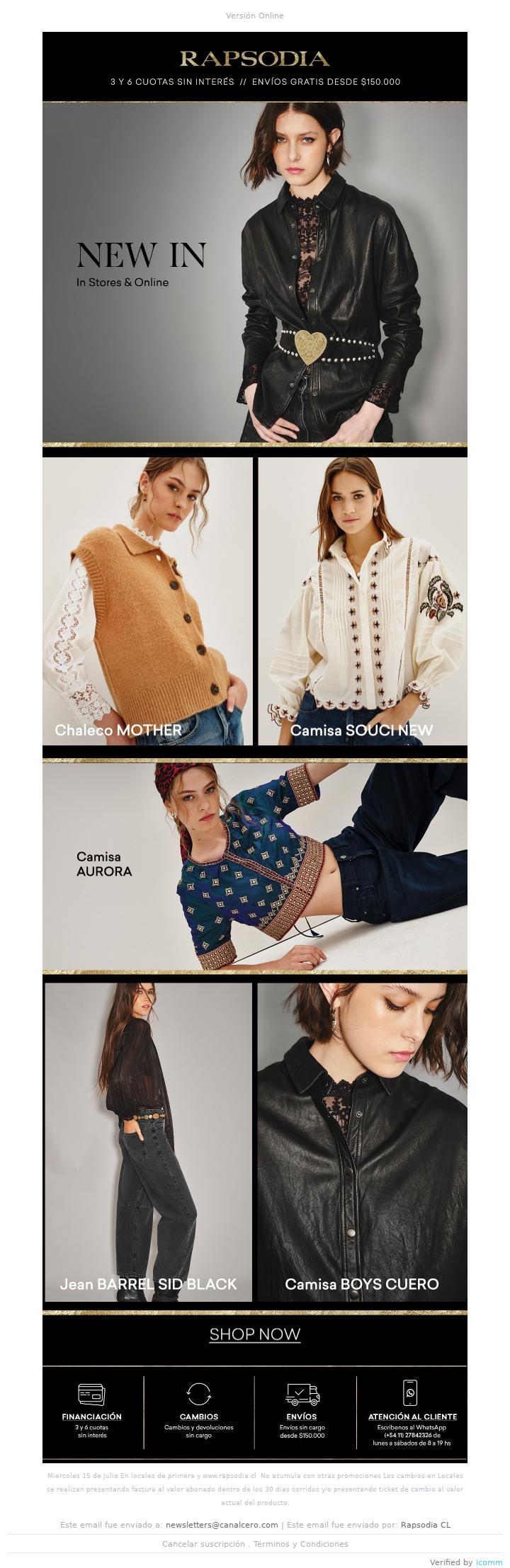 New In | Conoce lo nuevo ❤️