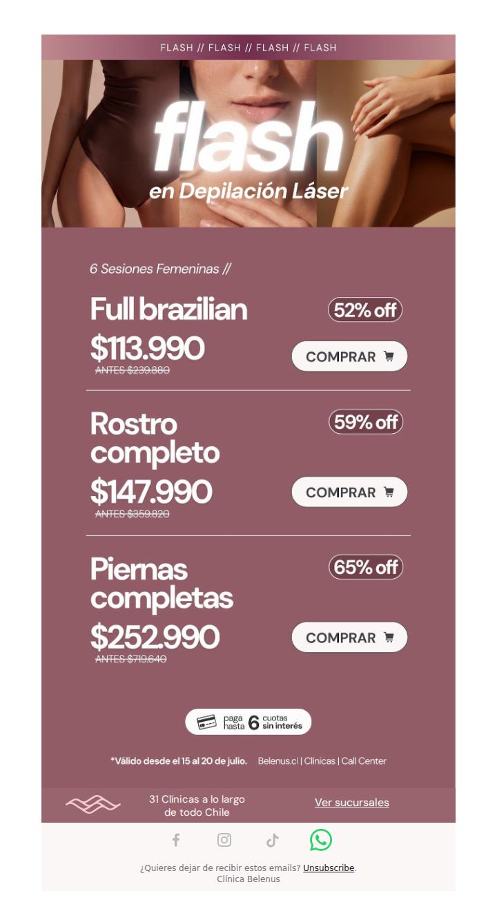 ¡Comenzó! Nuestro TOP 3 en Flash 𝑺𝒂𝒍𝒆⚡Válido por pocos días