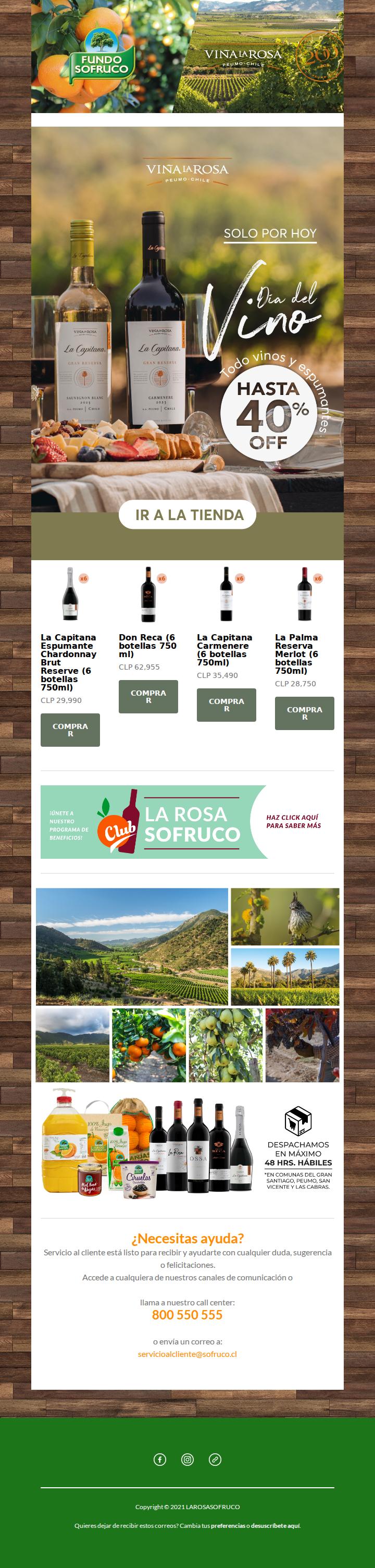 ¡DÍA DEL VINO! Hasta 40% OFF 🍷🍇