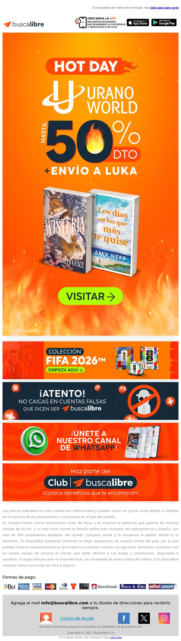 💥 Ofertas en libros de Urano World + envío a LUKA ¡Descúbrelas ya! 📖