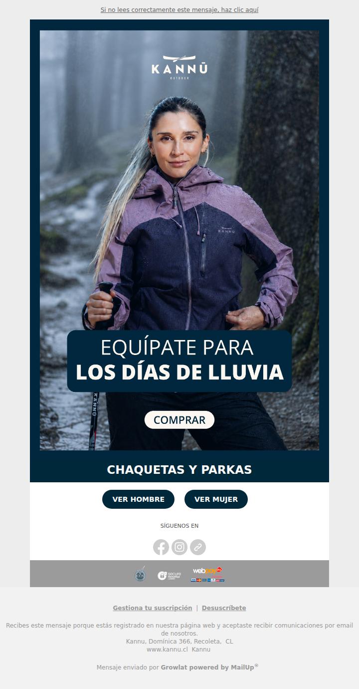 Que la lluvia no te detenga ⛰