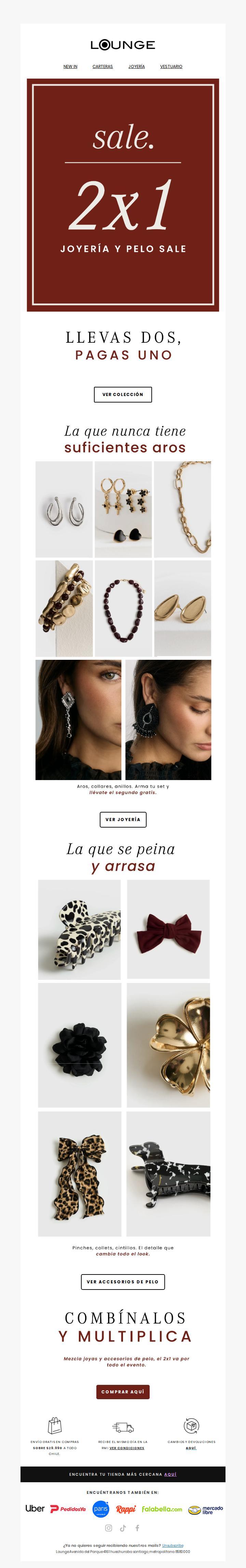2x1 en joyería y pelo, sí, leíste bien ⚡
