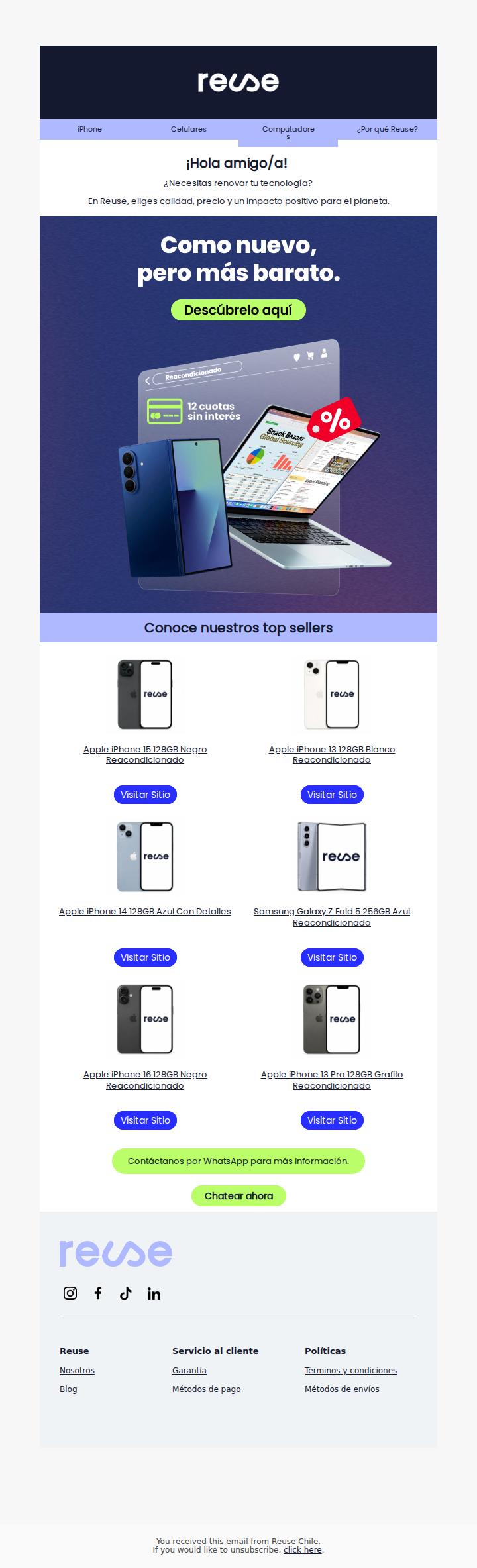 ¡Ofertas únicas en tecnología! 🔥